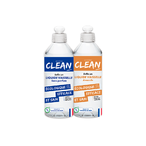 Clean – Liquide vaisselle 100% naturel, efficace et français